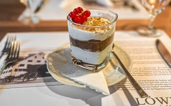 Bratapfel-Tiramisu im Glas mit Mascarpone